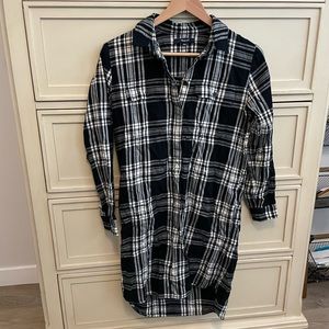 Womens Madewell flannel dress